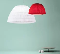 Suspension*Axolight Suspension, Bell 90, , Ø90cm, H56cm - rouge