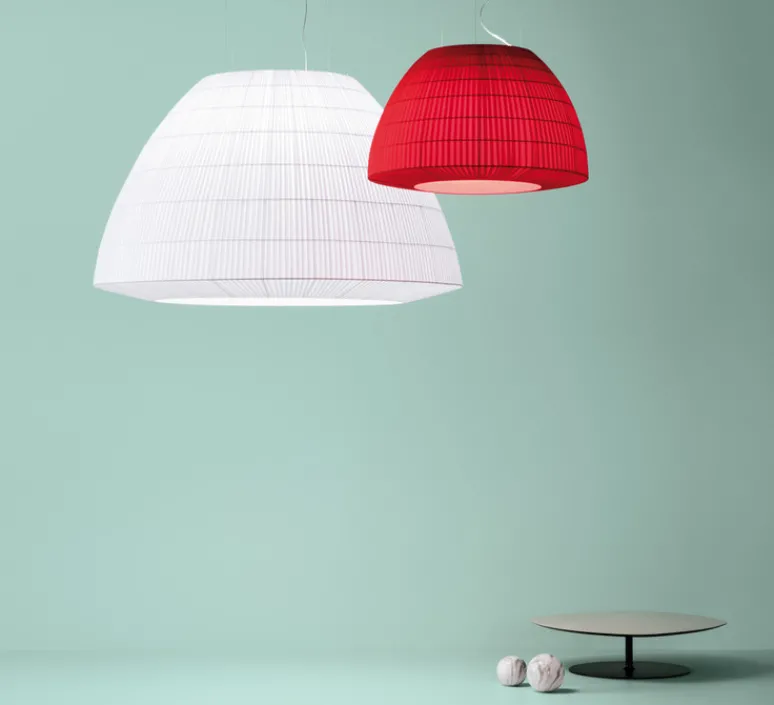 Suspension*Axolight Suspension, Bell 90, , Ø90cm, H56cm - rouge