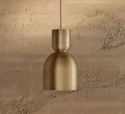 Suspension*Ferm Living Suspension, Bell, , Ø16,9cm, H28,4cm - laiton