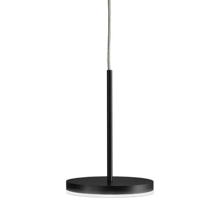Suspension*Panzeri Suspension, Bella direct sans rosace, , IP40, LED, 2700K, 467lm, Ø10,1cm, H14cm - noir