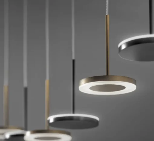 Suspension*Panzeri Suspension, Bella direct sans rosace, , IP40, LED, 2700K, 467lm, Ø10,1cm, H14cm - bronze