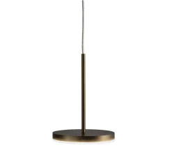 Suspension*Panzeri Suspension, Bella direct sans rosace, , IP40, LED, 2700K, 467lm, Ø10,1cm, H14cm - bronze