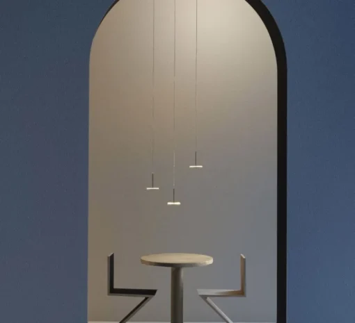 Suspension*Panzeri Suspension, Bella direct sans rosace, , IP40, LED, 2700K, 467lm, Ø10,1cm, H14cm - bronze