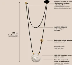 Suspension*Margaux Keller Collections Suspension, Beloio, , Ø14,5cm - blanc