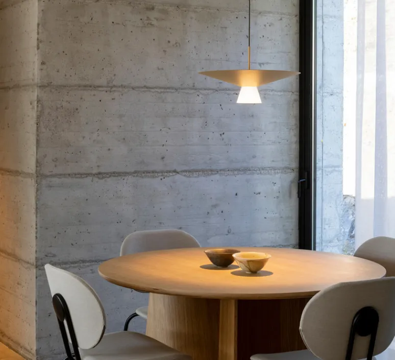 Suspension*Estiluz Suspension, Belt, T-4144SLG, , LED, dim, 2700K, 725 lm, Ø45cm, H18,1cm - champagne