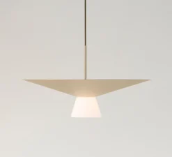 Suspension*Estiluz Suspension, Belt, T-4144SLG, , LED, dim, 2700K, 725 lm, Ø45cm, H18,1cm - champagne