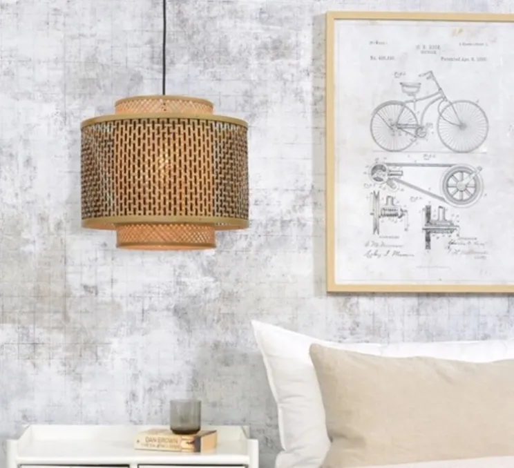 Suspension, Bhutan 4034, naturel, Ø40cm, H34cm - Good&Mojo