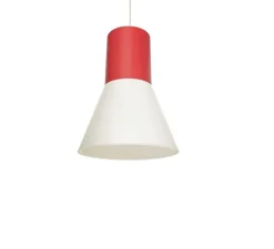 Suspension*Fraumaier Suspension, bigandy, blanc & rouge, H60cm - rouge et blanc