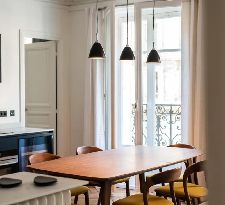 Suspension*Gubi Suspension, BL9 S, , Ø16cm, H14cm - noir, chrome