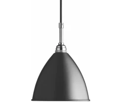 Suspension*Gubi Suspension, BL9 S, , Ø16cm, H14cm - noir, chrome