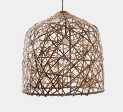 Suspension*Ay Illuminate Suspension, Black bird's nest medium, , Ø57cm, H58cm - naturel