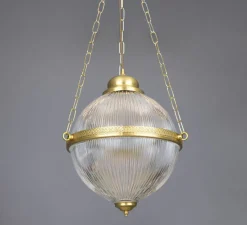 Suspension, Blaenau victorienne, laition satiné, L38,5cm, H38,5cm - Mullan Lighting