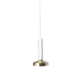 Suspension*Pholc Suspension, Blend, , Ø9cm, H16cm - laiton, blanc