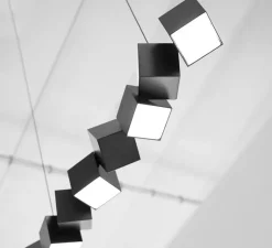 Suspension*Oblure Suspension, Blockchain 29, , 3000K, L317,5cm, H13,4cm - noir