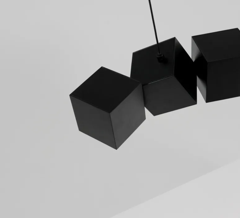 Suspension*Oblure Suspension, Blockchain 29, , 3000K, L317,5cm, H13,4cm - noir