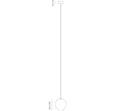 Suspension, Bob, blanc, noir, Ø15cm, H18cm - Anastassiades Studio