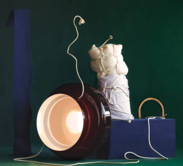 Suspension*Marset Suspension, Bohemia, , LED, 2700k, 3048lm, dim Dali, Ø84cm, H41,5cm - ambre