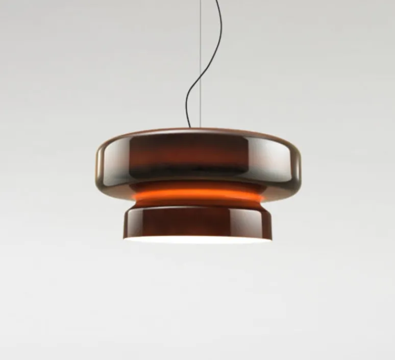 Suspension*Marset Suspension, Bohemia, , LED, 2700k, 3048lm, dim Dali, Ø84cm, H41,5cm - ambre