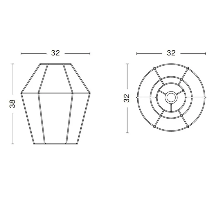 Suspension, Bonbon 320, gris, Ø32cm, H38cm - HAY