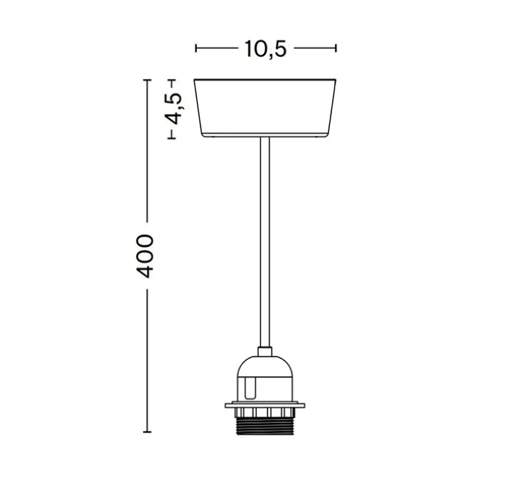 Suspension, Bonbon 320, gris, Ø32cm, H38cm - HAY