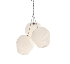 Suspension*Le Klint Suspension, Bouquet 3 Large, papier , Ø55cm, H50cm - blanc