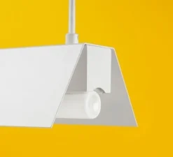 Suspension, brenda, blanc, L100cm, H15cm - Zangra