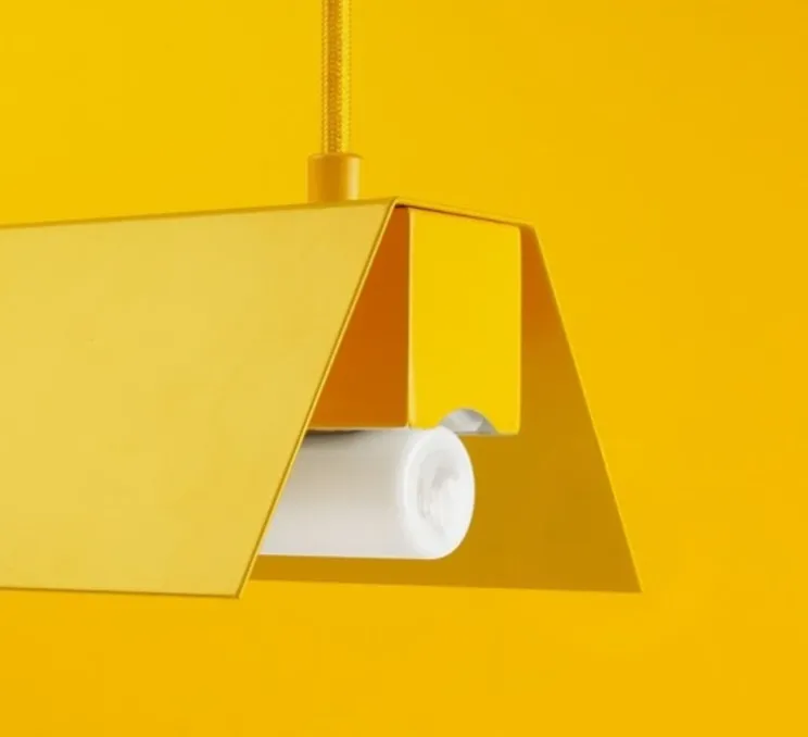 Suspension, brenda, jaune, L100cm, H15cm - Zangra