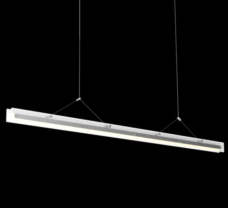 Suspension*Tonone Suspension, Bridge 150, , LED, dim, 2700K, 2058 lm, L149,5cm, H5,1cm - Blanc brouillard