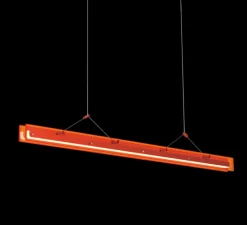 Suspension*Tonone Suspension, Bridge 110, , LED, dim, 2700K, 1492 lm, L110cm, H5,1cm - Orange lave