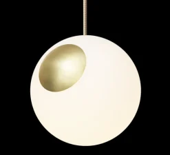 Suspension*Nordic Tales Suspension, Bright Spot, , câble crema, Ø20cm, H20cm - blanc, or