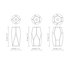 Suspension*Umage Suspension, Brighter days Quadra, , Ø10cm, H11,4cm - or