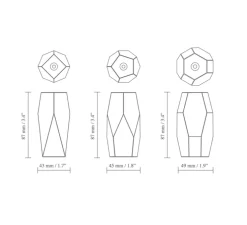Suspension, Brighter days Hexa, or, Ø10cm, H11,4cm - Umage