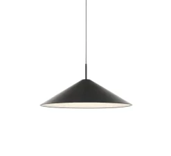 Suspension, Brolly, noir, LED, dim, 2700K, 1144 lm, Ø70cm, H29cm - New Works