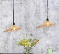 Suspension, Bromo S, naturel, Ø40cm, H11cm - Good&Mojo