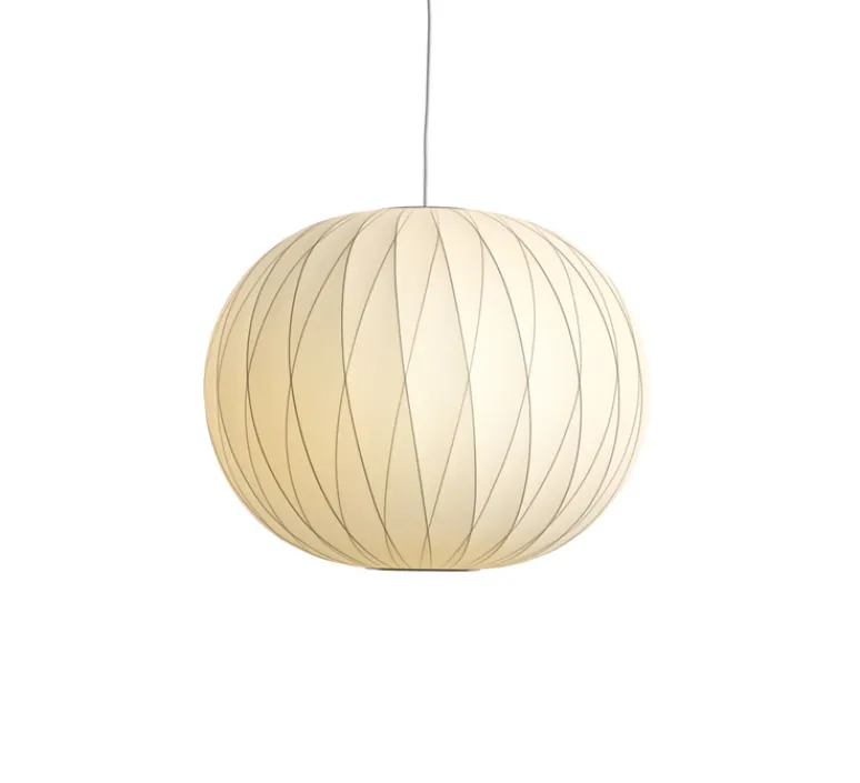Suspension*HAY Suspension, Bubble Ball Crisscross M, , Ø48,5cm, H39,5cm - blanc
