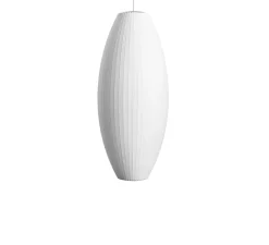Suspension*HAY Suspension, Bubble Cigar L, , Ø36cm, H84cm - blanc