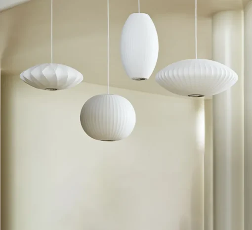 Suspension*HAY Suspension, Bubble Cigar M, , Ø33cm, H53cm - blanc