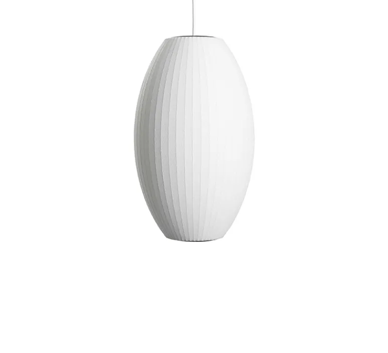 Suspension*HAY Suspension, Bubble Cigar M, , Ø33cm, H53cm - blanc