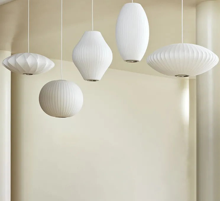 Suspension, Bubble Pear S, blanc, Ø33cm, H32cm - HAY
