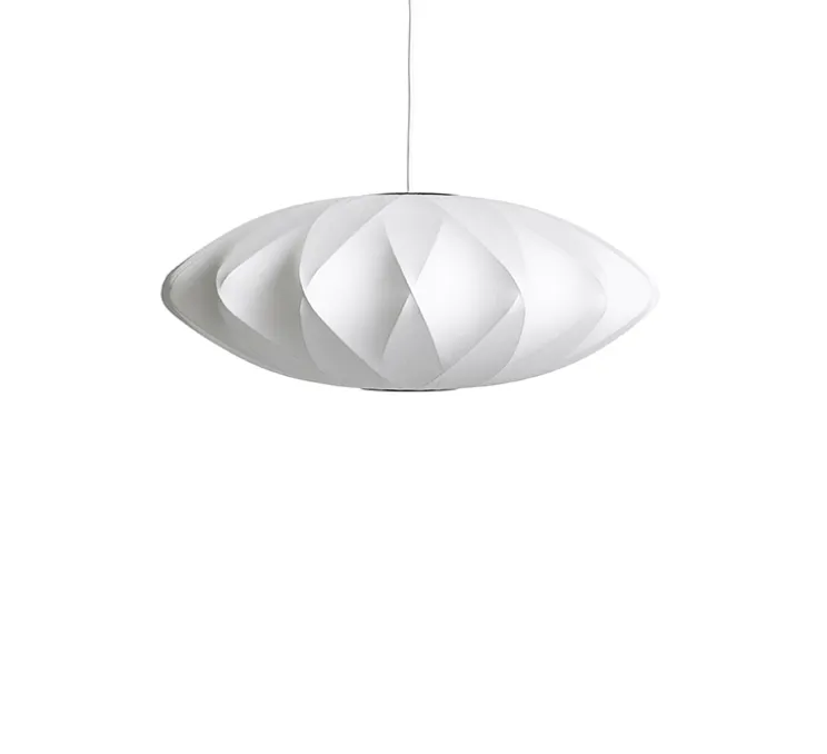 Suspension, Bubble Saucer Crisscross M, blanc, Ø63,5cm, H25,5cm - HAY