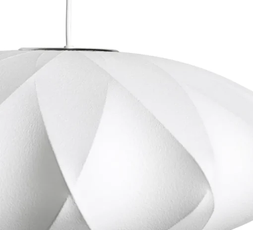 Suspension, Bubble Saucer Crisscross M, blanc, Ø63,5cm, H25,5cm - HAY