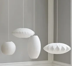 Suspension, Bubble Saucer Crisscross S, blanc, Ø44,5cm, H18cm - HAY