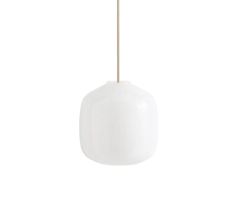 Suspension*HAY Suspension, Buoy 200, , Ø20cm, H20,5cm - blanc, câble gris béton