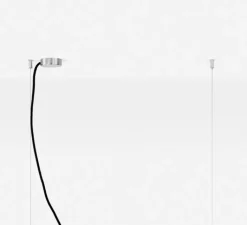 Suspension*GANTLights Suspension, C3 , , LED, 2700K, 2600lm, L182cm, H8cm - béton foncé et noyer