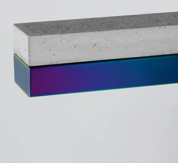 Suspension, C1 Iris, Gris clair, irisée, LED, dim, 2700K, 2200 lm, L122cm, H8cm - GANTLights