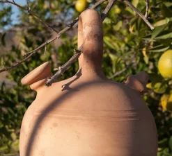 Suspension*Pott Suspension, Caló 40, , câble blanc, IP44, LED, dim, 2700K, 800 lm, Ø25cm, H39,2cm - gris foncé mat