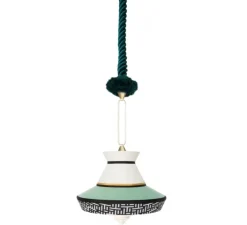 Suspension*Contardi Suspension, Calypso SO GUADALOUPE, , Ø36cm, H63cm - menthe