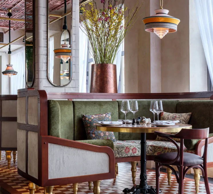 Suspension, Calypso SO MARTINIQUE, jaune, Ø39cm, H63cm - Contardi