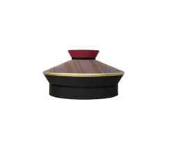 Suspension, Calypso SO MARTINIQUE, noir, rouge, Ø39cm, H63cm - Contardi