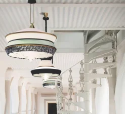 Suspension*Contardi Suspension, Calypso SO XL GUADALOUPE, , L70cm, H63cm - sel et poivre